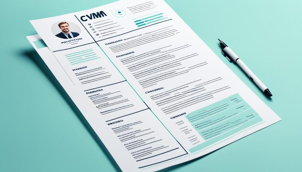 CV formatting for professional presentation